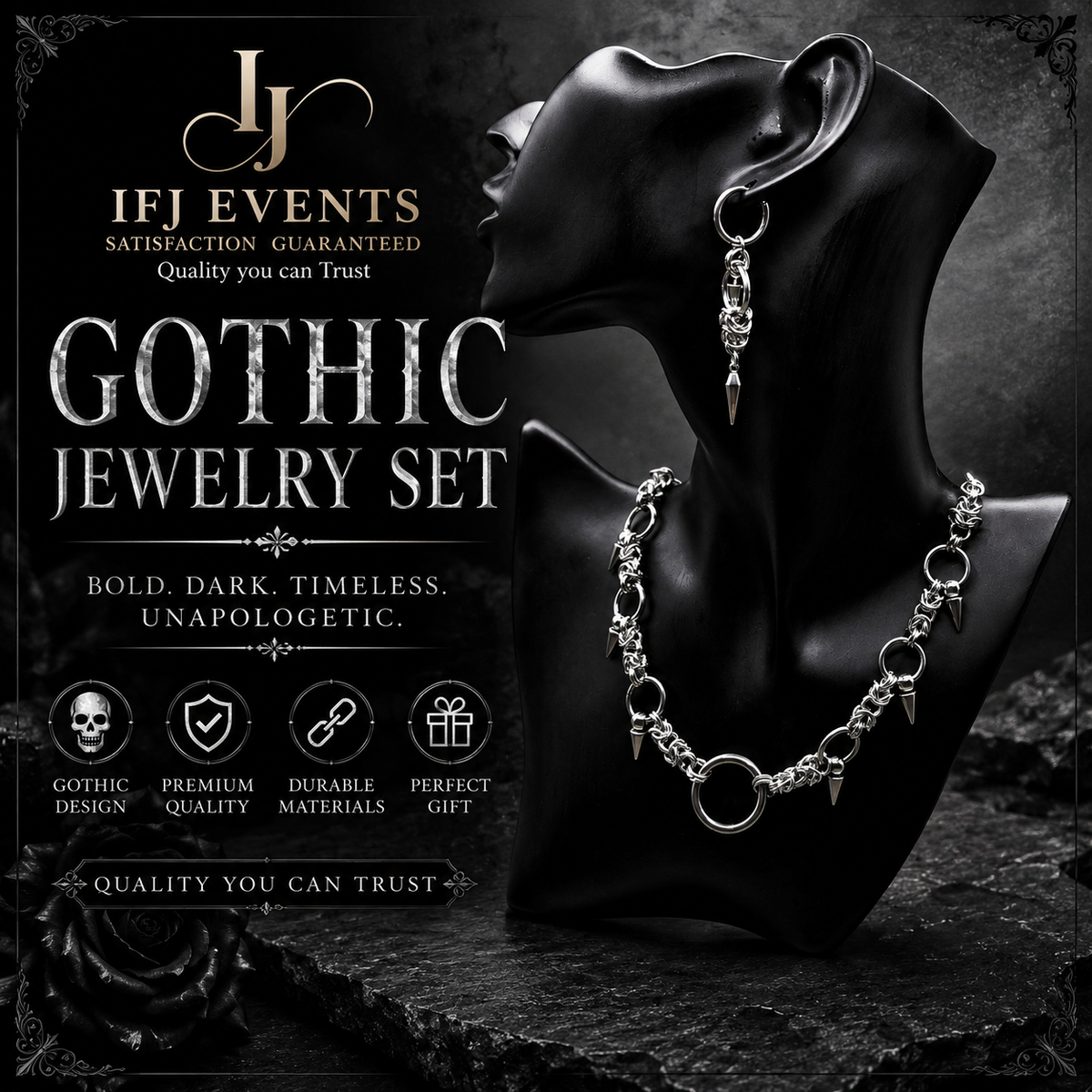 Gothic Jewellery Set