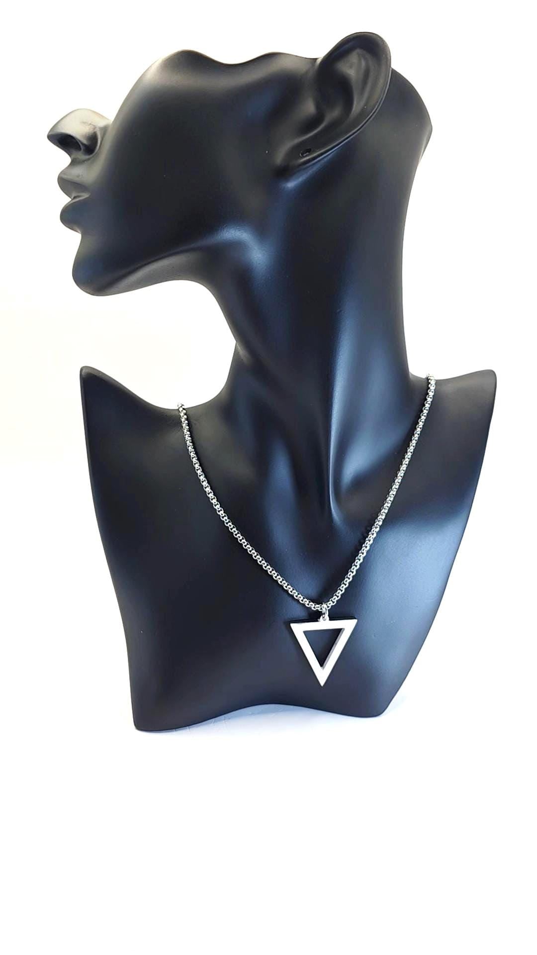 Stainless Steel Leaf Cross Compass Thors Hammer Star Pendant Necklace Jewelry for Men