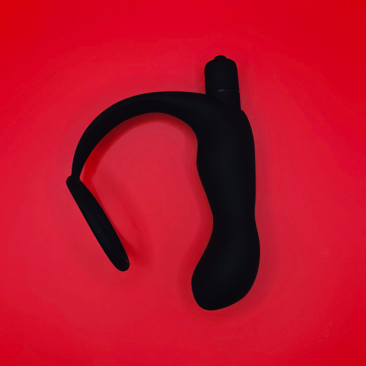 Silicone Vibrating G - Spot & Prostate Massager, Wearable Anal Plug with Ring