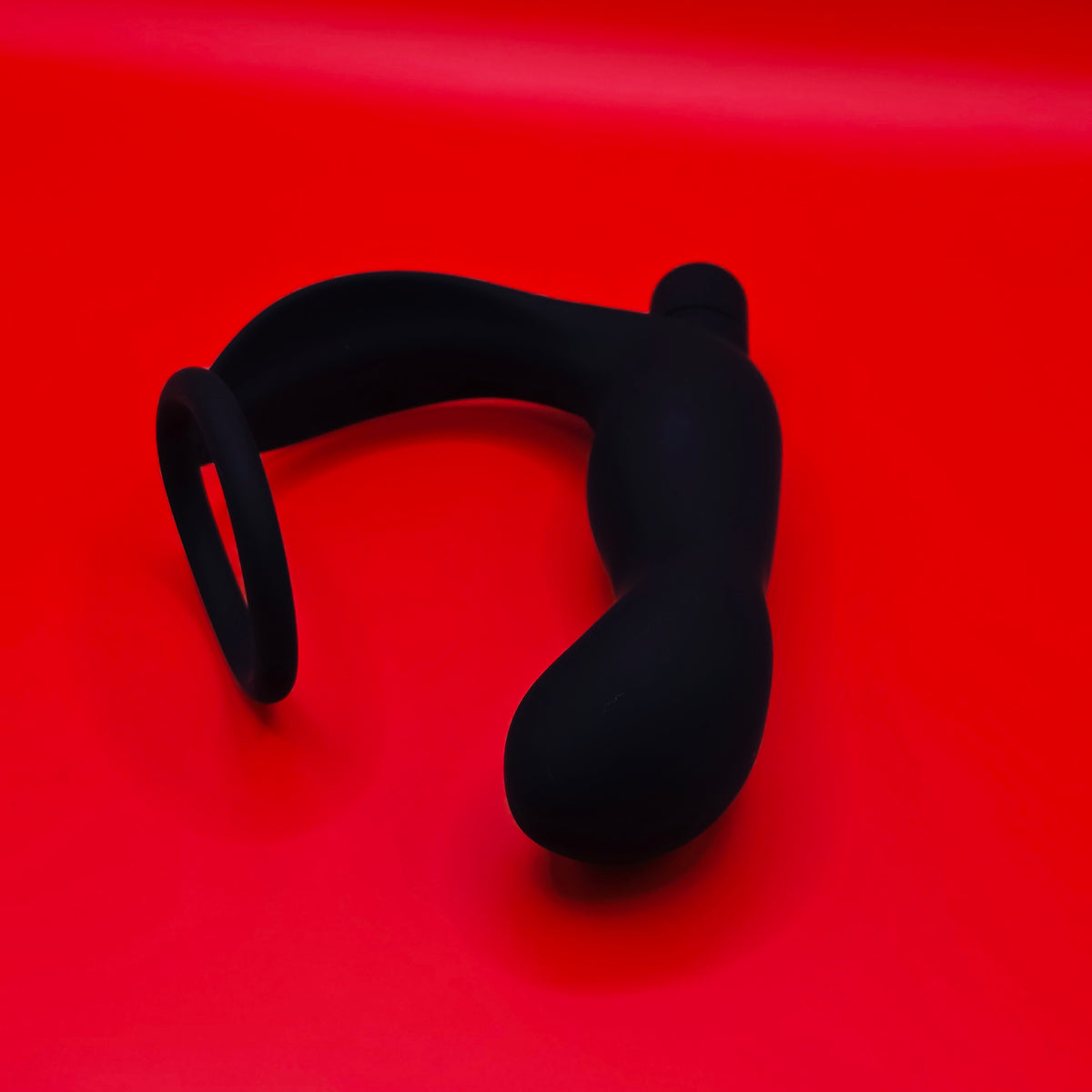 Silicone Vibrating G - Spot & Prostate Massager, Wearable Anal Plug with Ring