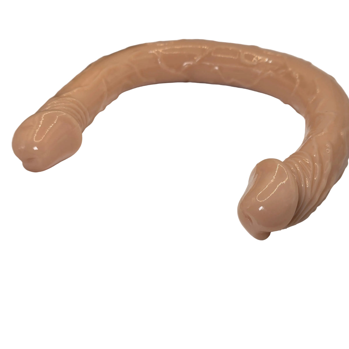 Double Ended Silicone Dildo Realistic G Spot Massager  Sex Toy for Couples