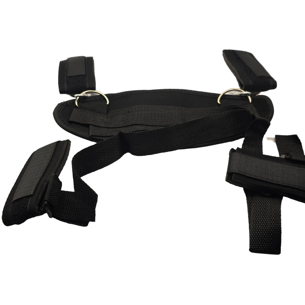 BDSM Adjustable Leg and Hand Restraint Straps with Hand and Foot Cuff And Neck Pad