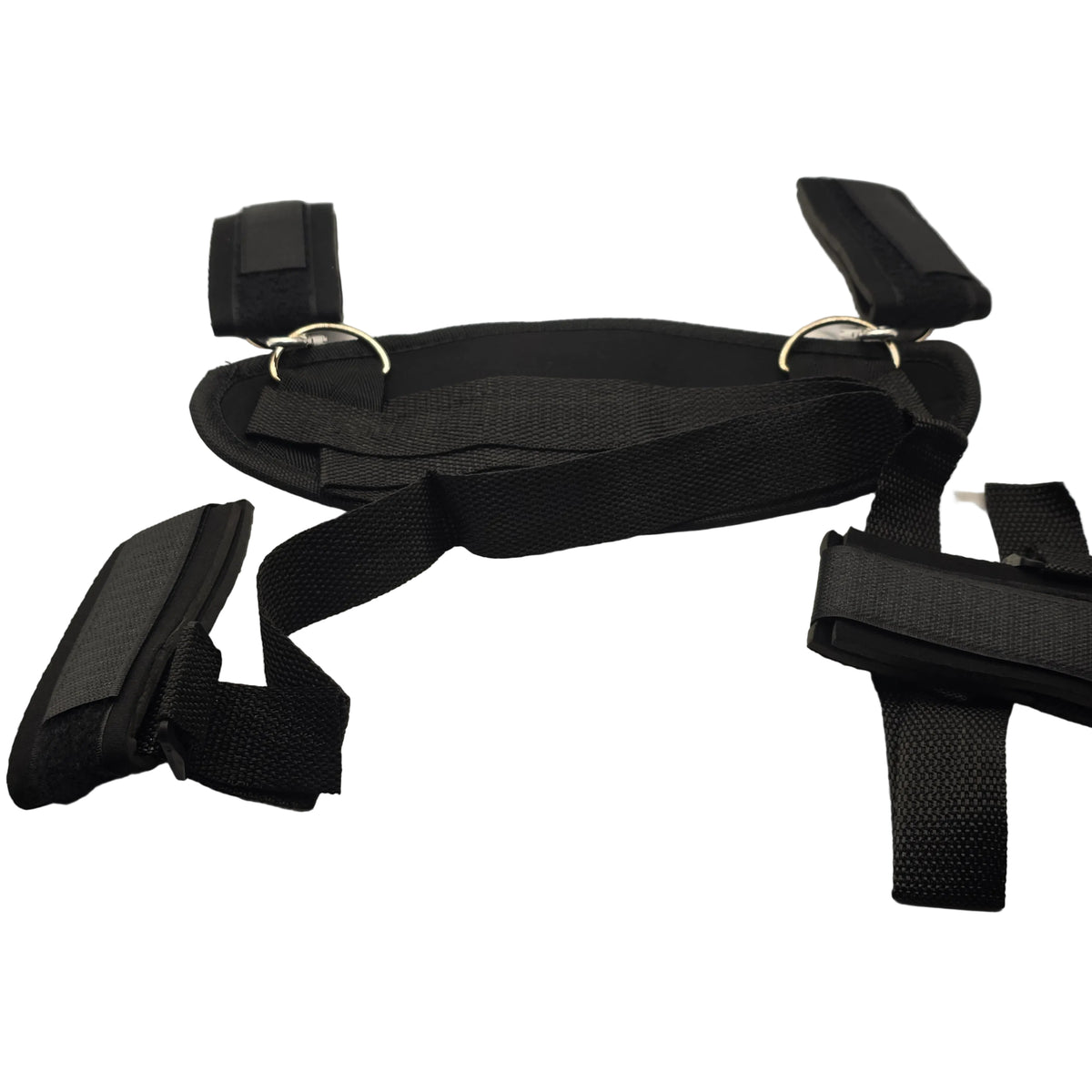 BDSM Adjustable Leg and Hand Restraint Straps with Hand and Foot Cuff And Neck Pad