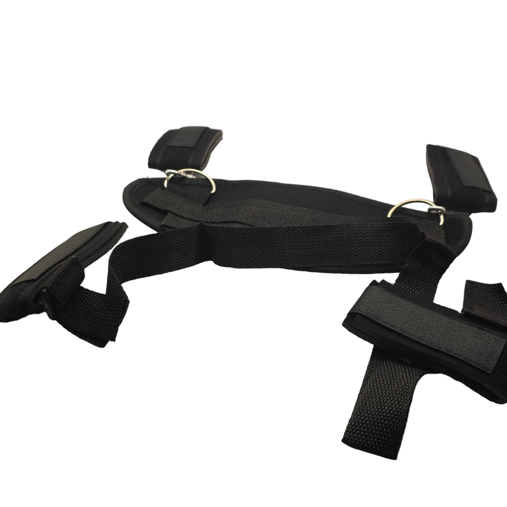 BDSM Adjustable Leg and Hand Restraint Straps with Hand and Foot Cuff And Neck Pad