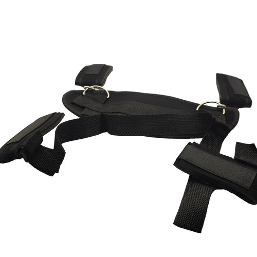 BDSM Adjustable Leg and Hand Restraint Straps with Hand and Foot Cuff And Neck Pad