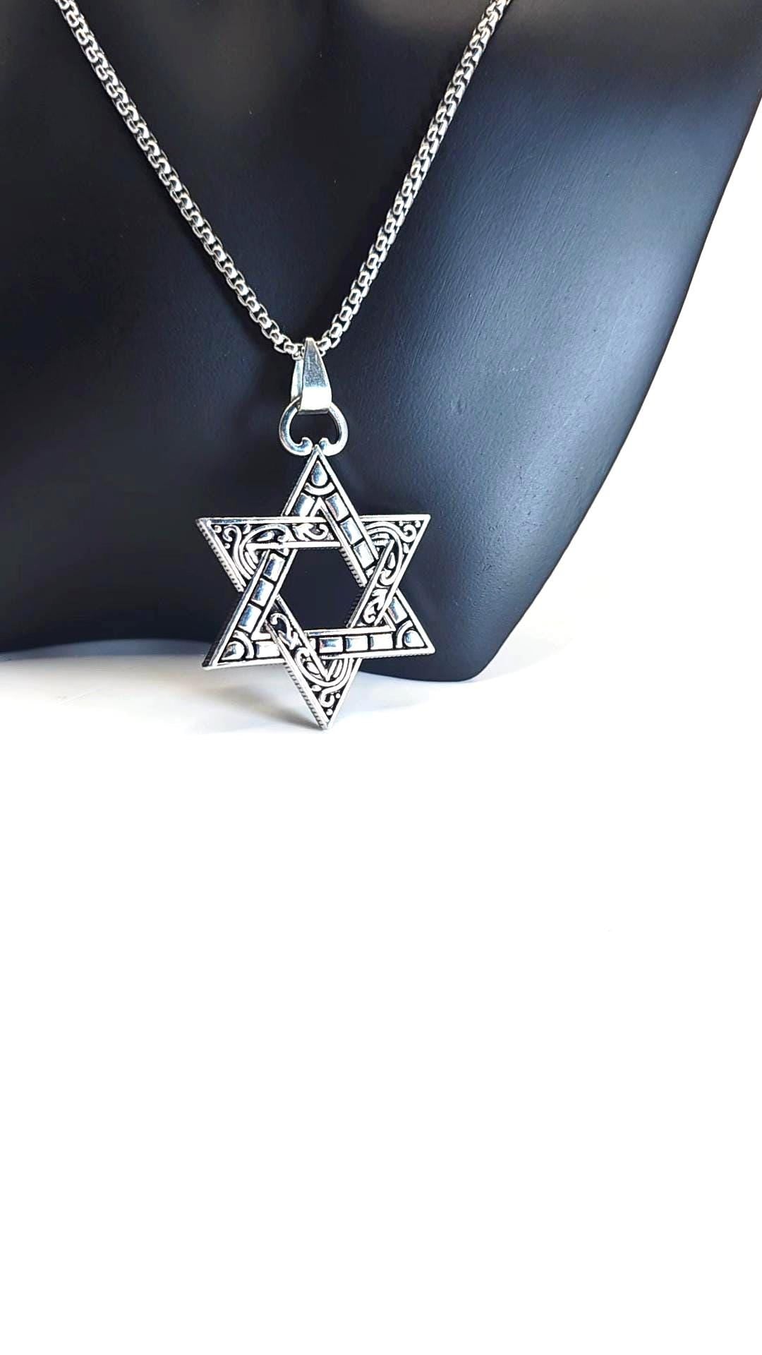Stainless Steel Leaf Cross Compass Thors Hammer Star Pendant Necklace Jewelry for Men