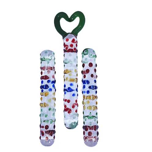 Ripple Glass Dildo Beaded Sex Toys for Adults Anal Beads Crystal Butt