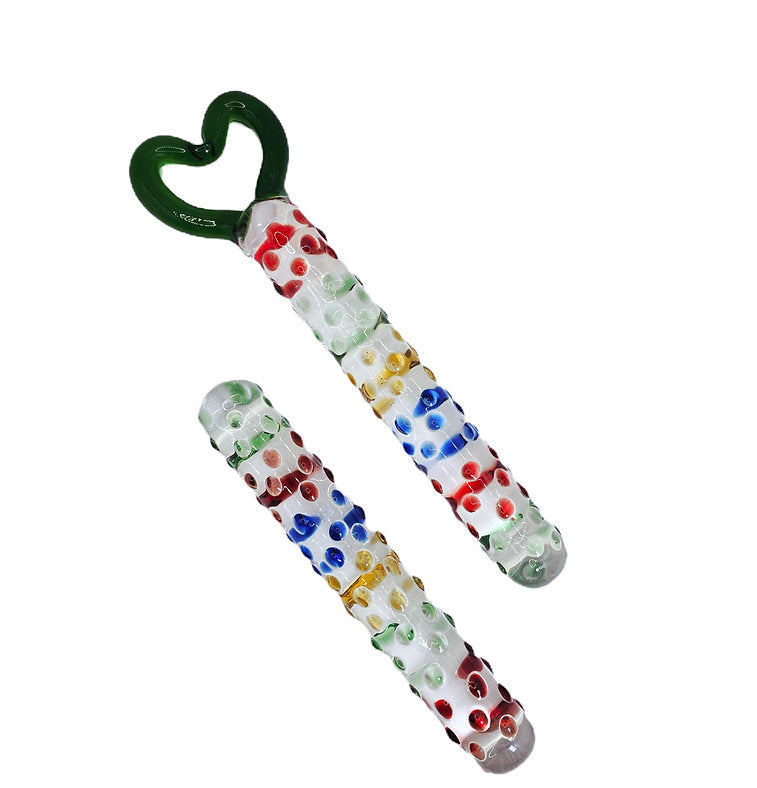 Ripple Glass Dildo Beaded Sex Toys for Adults Anal Beads Crystal Butt
