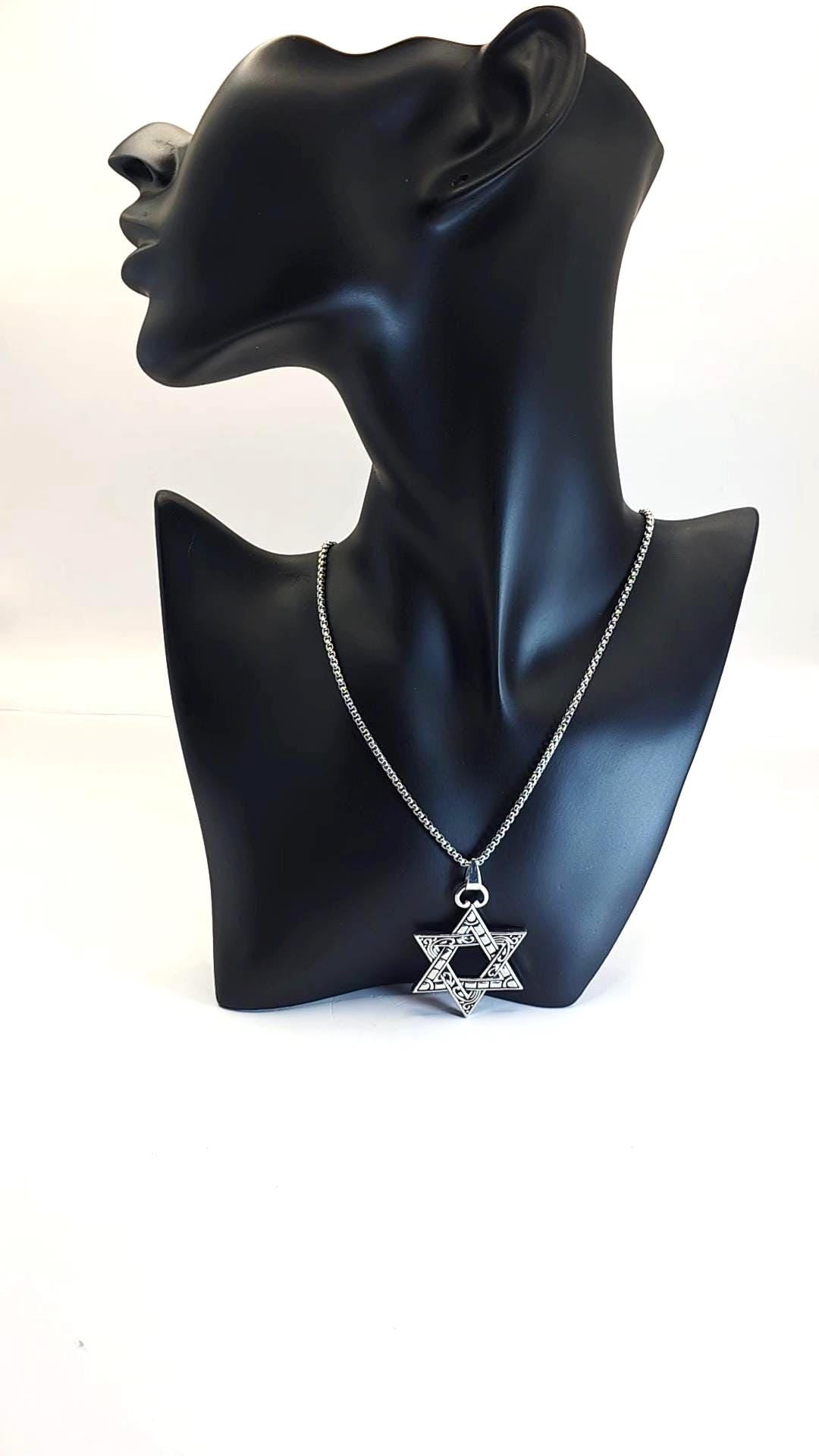 Stainless Steel Leaf Cross Compass Thors Hammer Star Pendant Necklace Jewelry for Men