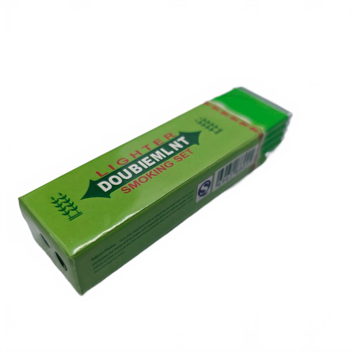 Lighter Case Double Mint Shaped Luxury Green Gum Case with Green Accent