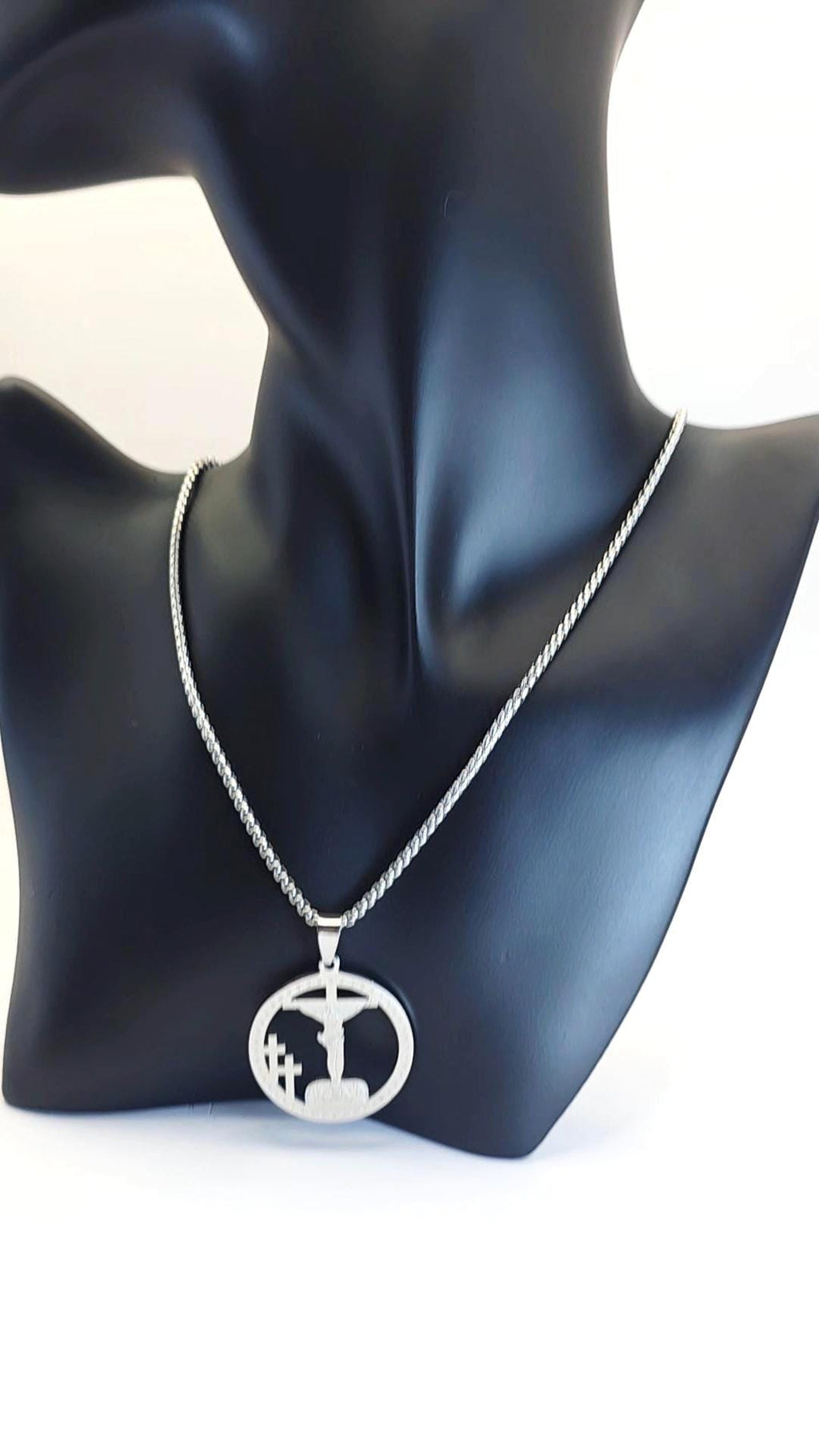 Stainless Steel Leaf Cross Compass Thors Hammer Star Pendant Necklace Jewelry for Men