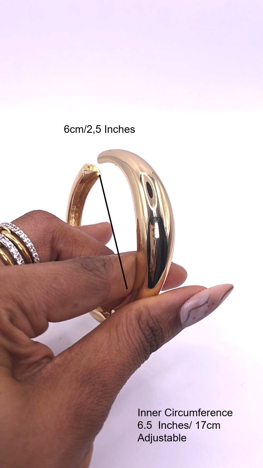 Retro Resin Bangle Bracelet Set 5 Piece Chunky Glossy Vintage Boho Wrist Cuffs