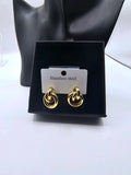 Gold Knot Statement Earrings | Elegant Minimalist Jewellery