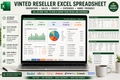 UK Reseller Inventory and Sales Digital Tracker Vinted eBay & Etsy Excel Spreadsheet  HMRC Friendly Bookkeeping